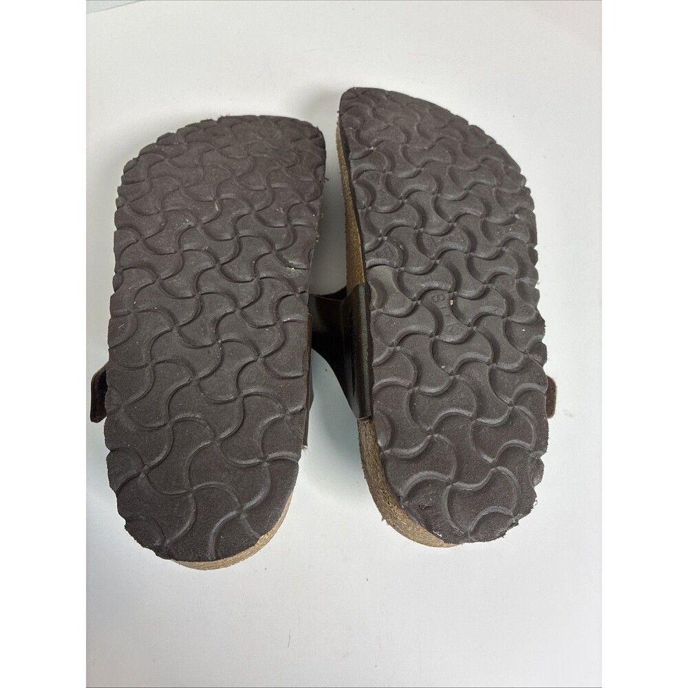 Birkenstock Gizeh Bronze Brown Leather Thong Strap Sandals Women Sz 37 Us 7 - Picture 11 of 11